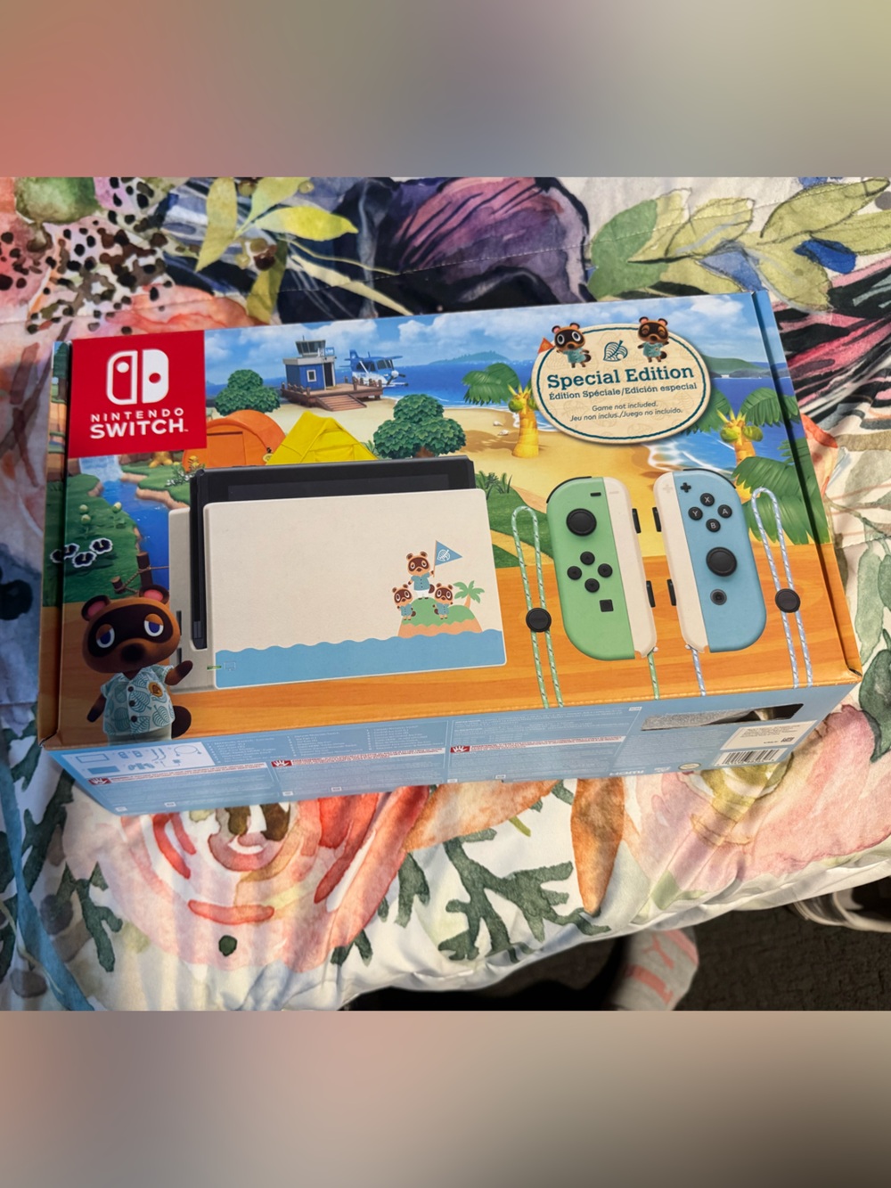 Nintendo Switch Animal Crossing Special Edition - Green & Blue Joy-Con